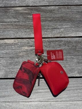 Lululemon Lunar New Year Dual Pouch Wristlet 🧧 Red Multi / Oxford Red NWT